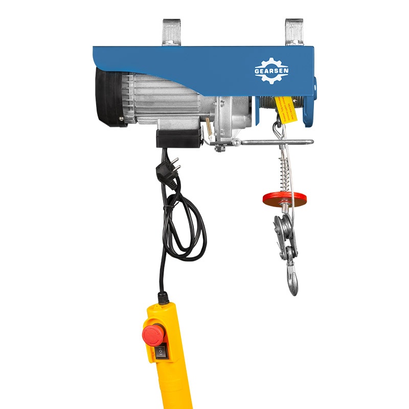 Мини электрическая таль стационарная GEARSEN PA 220В, 125/250кг, 12/6м - 3